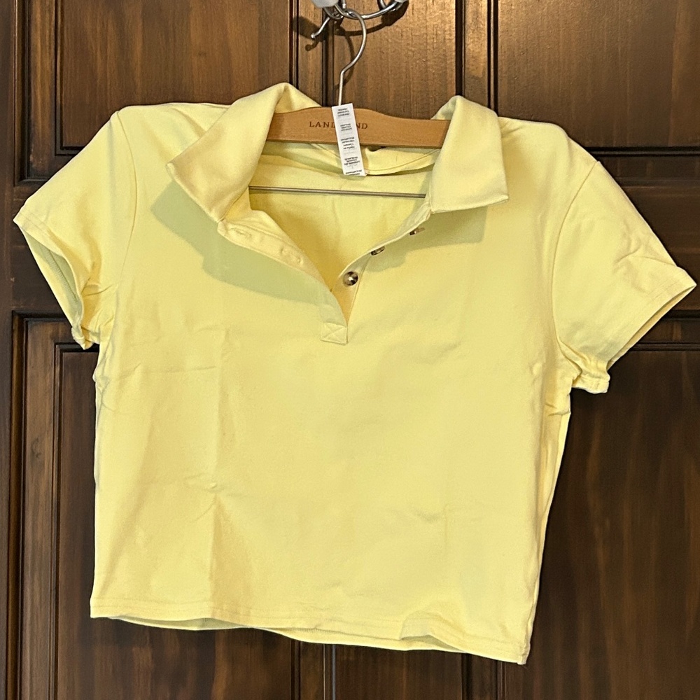Alo Cropped Polo - Medium